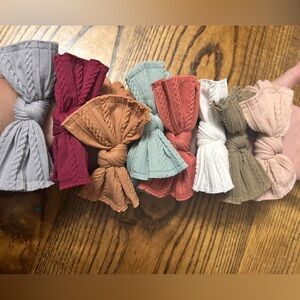 Newborn Soft Stretchy Nylon Hair Bows 🎀